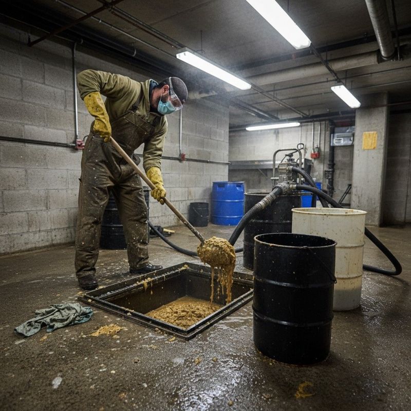 Grease Trap Installation detail